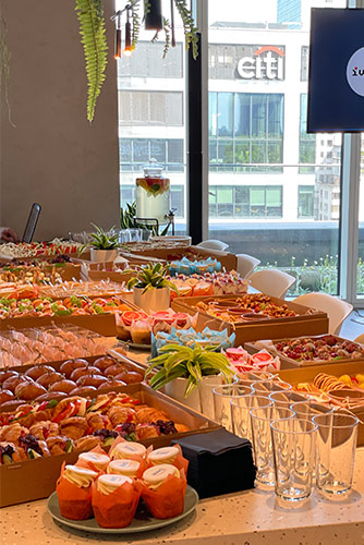 catering dla firmy Amazon