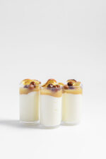 Panna cotta z musem jabłkowym