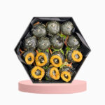 Box czarnych burgerów 14 szt.