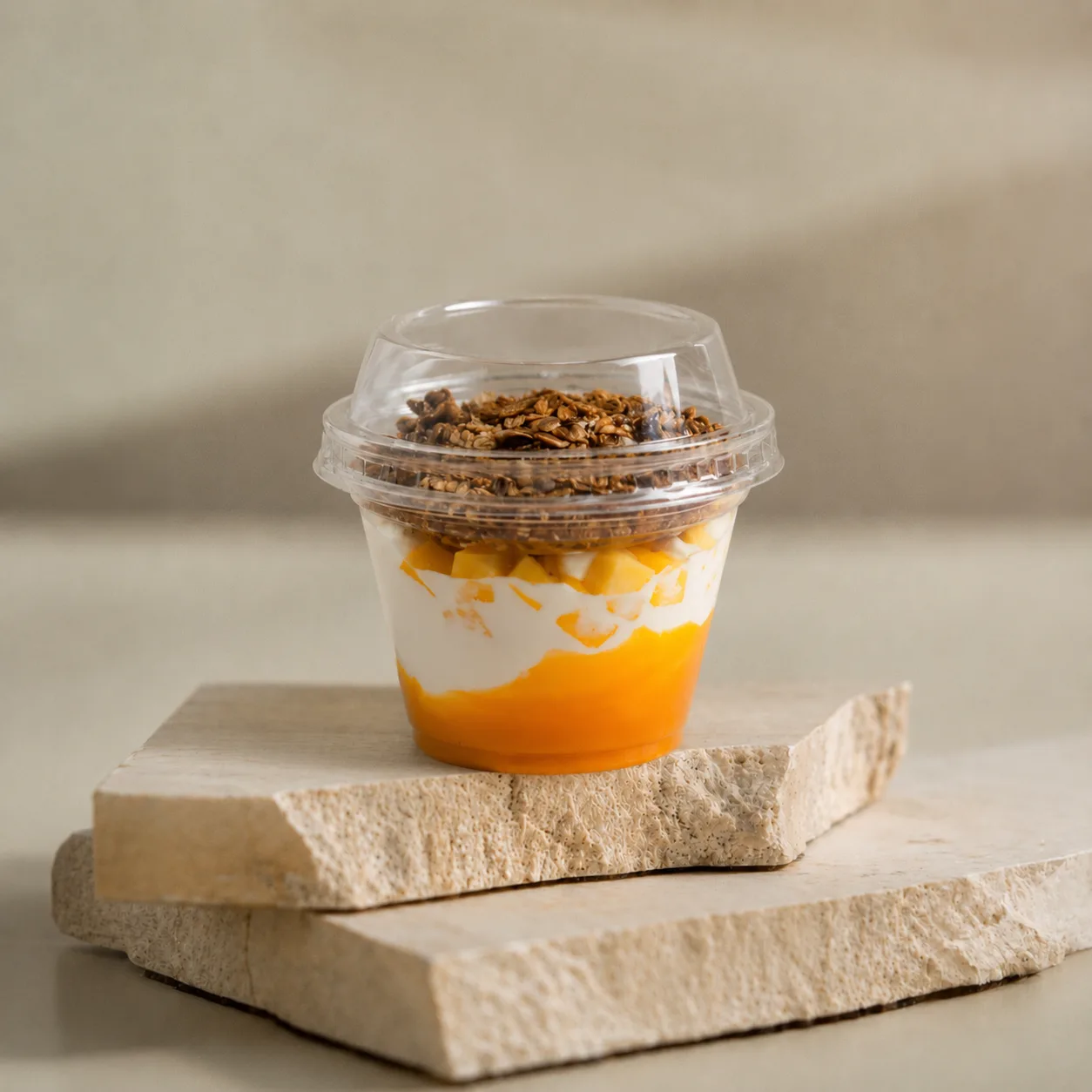Jogurt grecki z mango i granolą - zdjęcie produktu